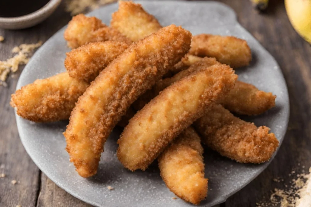 Banana empanada crocante na air fryer: doce rápido e sem óleo Banana empanada crocante na air fryer: doce rápido e sem óleo