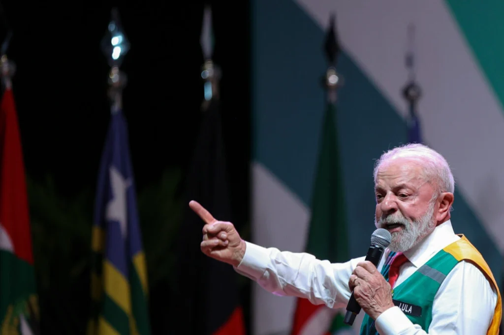 Em tom de campanha, Lula reforça discurso contra feminicídios Em tom de campanha, Lula reforça discurso contra feminicídios
