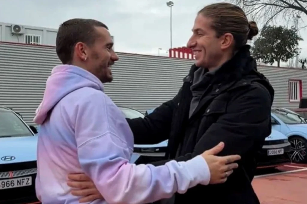 Filipe Luís visita Atlético de Madrid, o que isso significa para o Flamengo