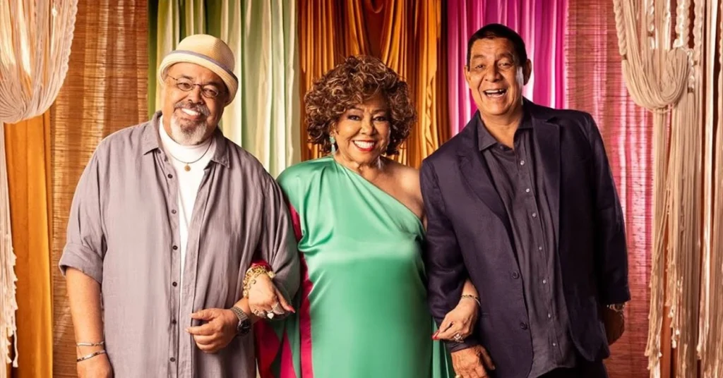 Alcione, Jorge Aragão e Zeca Pagodinho em turnê conjunta hoje com 7 datas