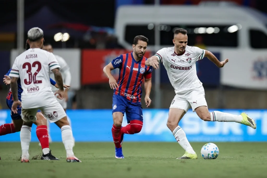 Bahia e Fluminense empatam 1x1 hoje na Arena Fonte Nova pelo Brasileirão