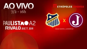 Água Santa x Juventus ao vivo no Paulistão A2 2026, agora