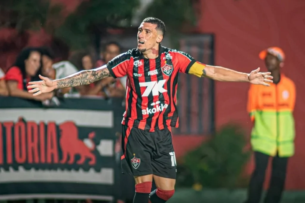 Vitória vence Mirassol agora com golaço de Baralhas Vitória vence Mirassol agora com golaço de Baralhas