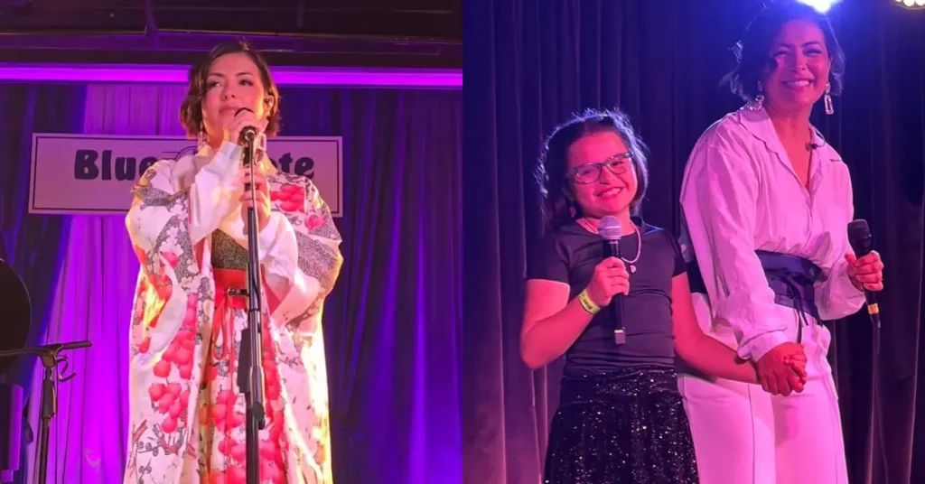 Li Martins chora agora no palco em show após morte de JP Mantovani