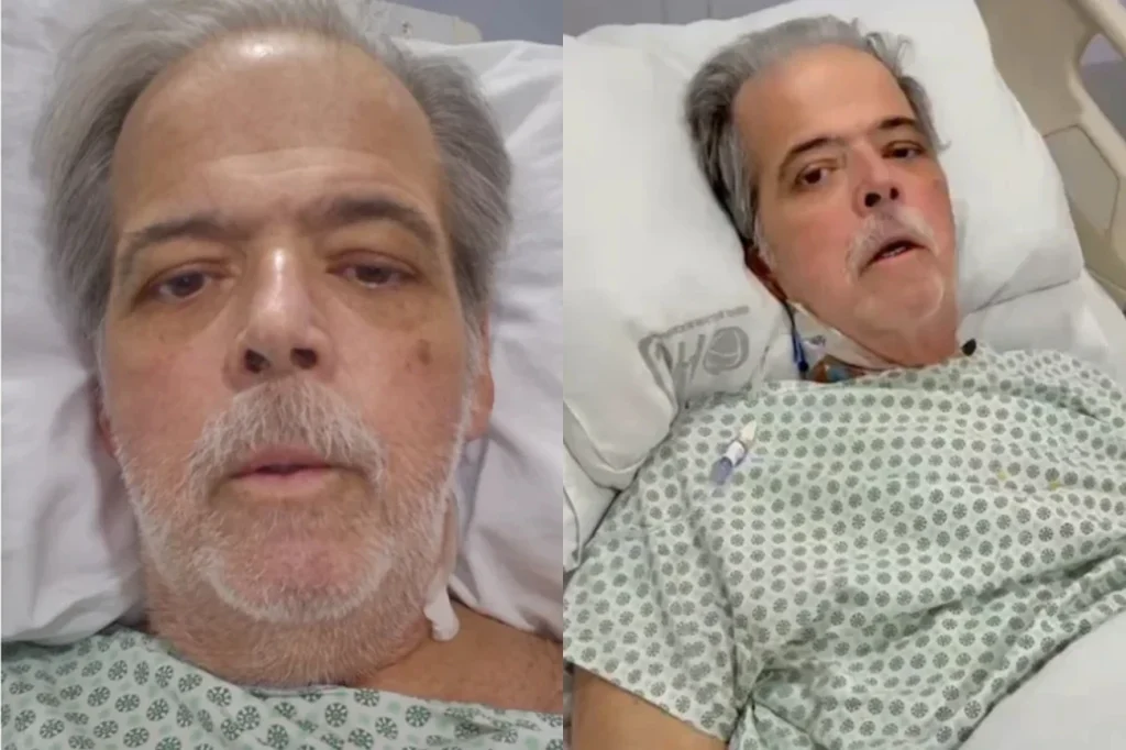 Claudio Cinti, ator da Globo, denuncia descaso em hospital após 2 meses internado