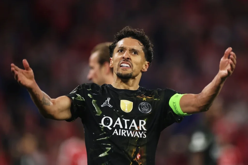Marquinhos agora líder brasileiro em jogos na Champions League